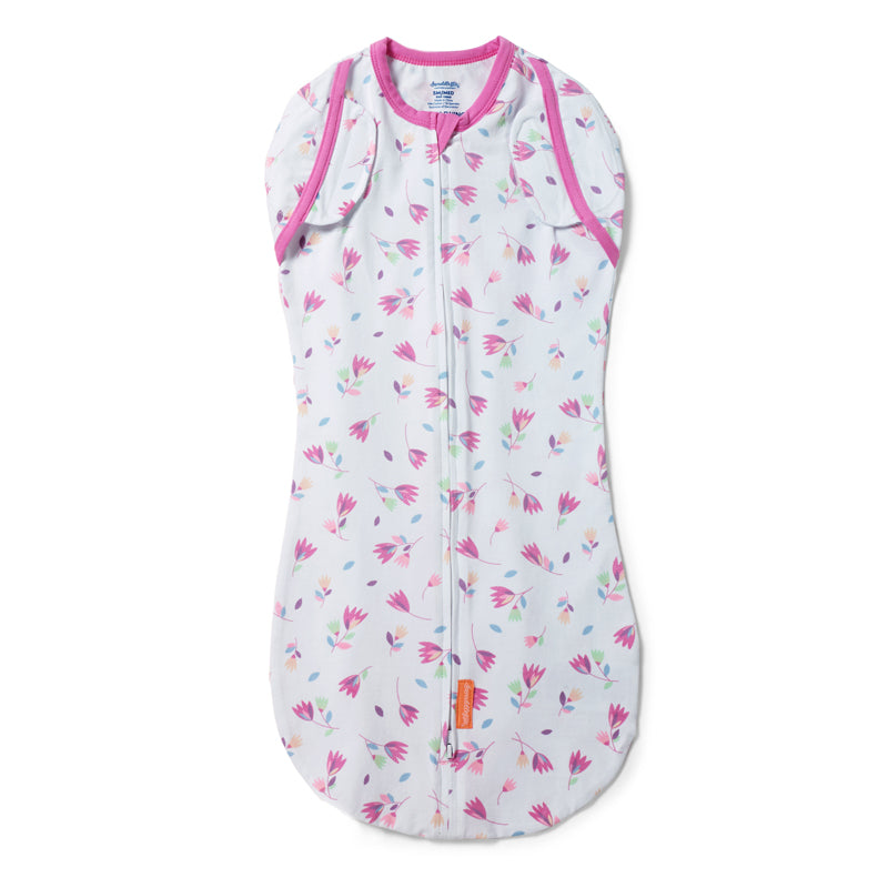 SwaddleMe Pod Arms Free Convertible Tumbling Tulips at Baby City