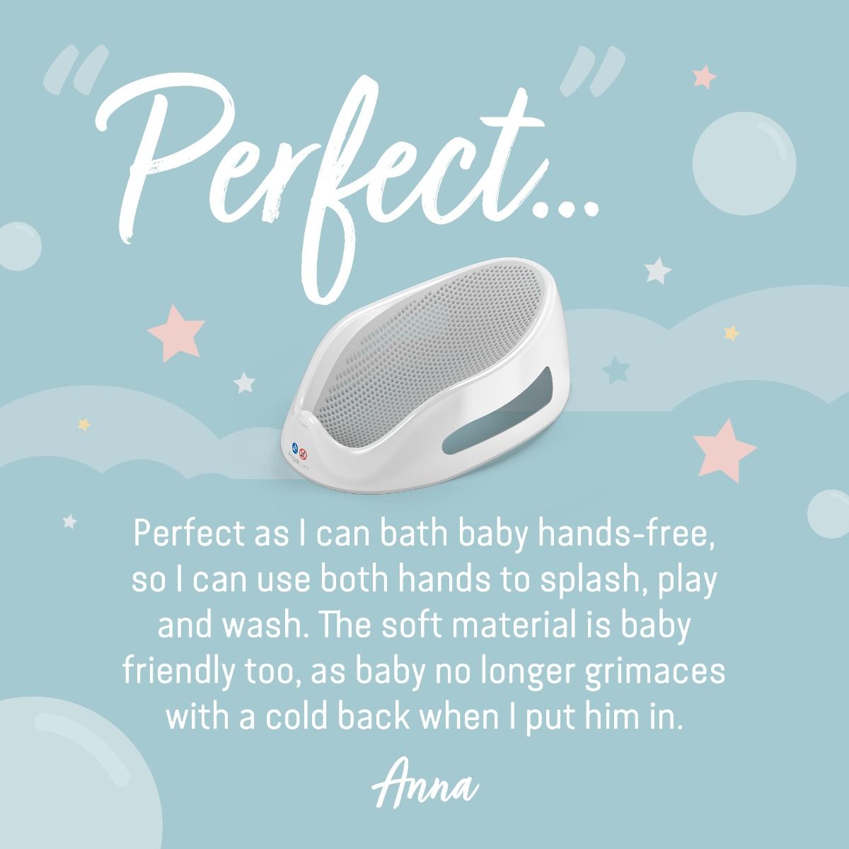 Load image into Gallery viewer, Angelcare Soft-Touch Bath Support Grey l For Sale at Baby City

