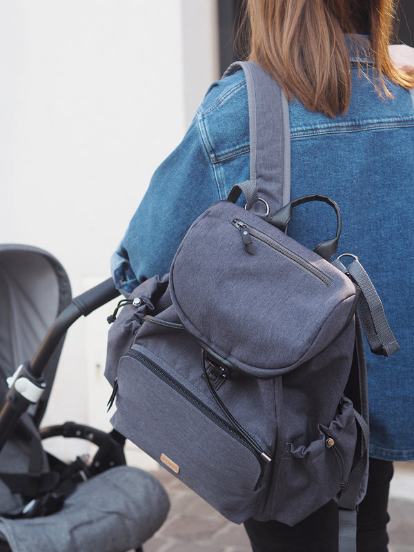 Béaba Vancouver Backpack Changing Bag Dark Grey at The Baby City Store