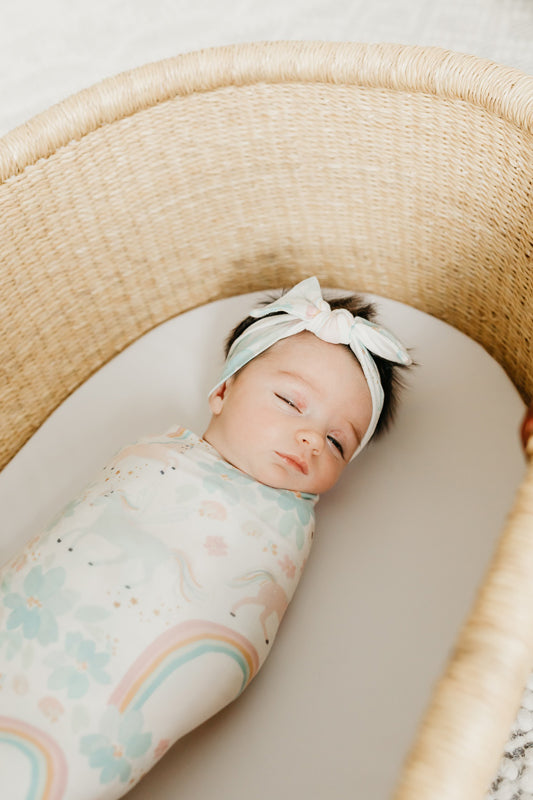 Copper Pearl Knit Headband Whimsy at The Baby City Store