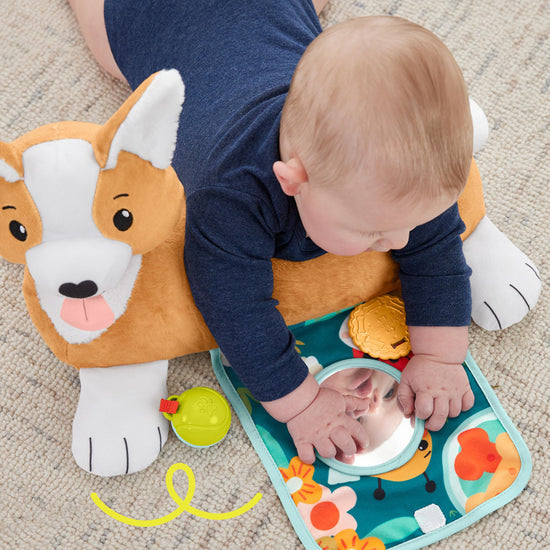 Load image into Gallery viewer, Fisher-Price Corgi Tummy Time Puppy Wedge at Vendor Baby City
