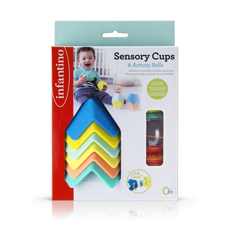 Infantino Sensory Cups & Activity Balls Set l Baby City UK