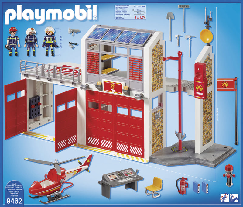 Playmobil Fire Station with Alarm at The Baby City Store