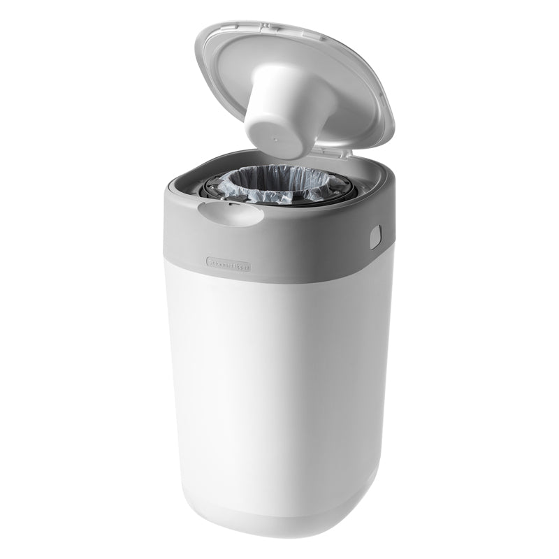 Tommee Tippee Twist & Click Nappy Disposal Tub White at The Baby City Store