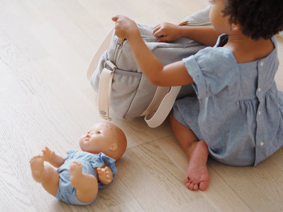 Baby City's Béaba Paris Changing Bag Pearl Grey