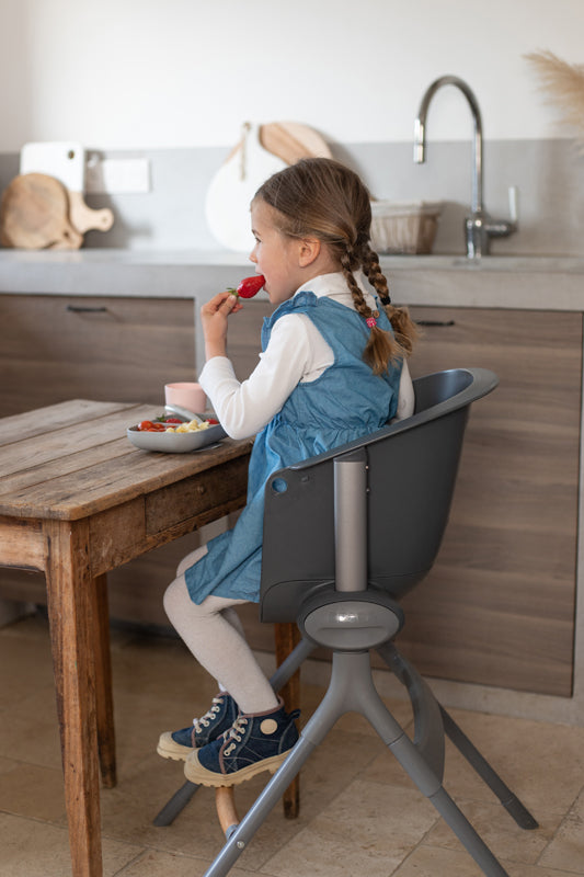 Baby City's Béaba Up & Down Evolutive Highchair Dark Grey