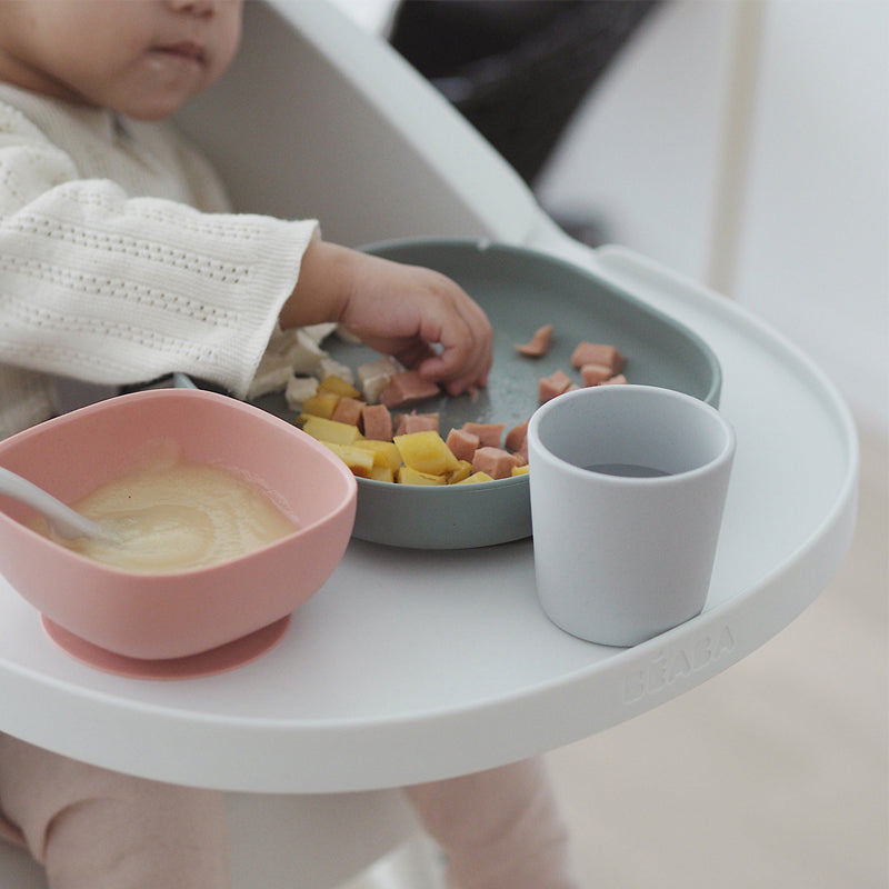 Baby City's Béaba Up & Down Evolutive Highchair White/Grey