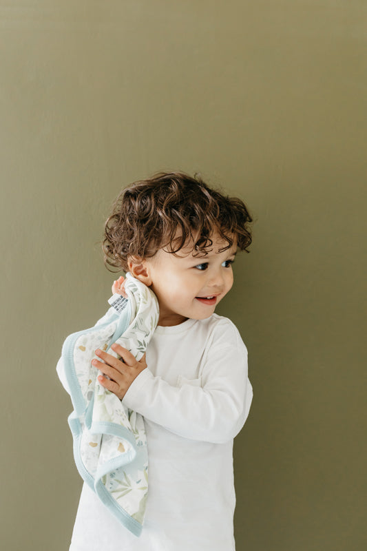 Baby City's Copper Pearl Lovey 3 Layer Comfort Blanket Rex 2Pk