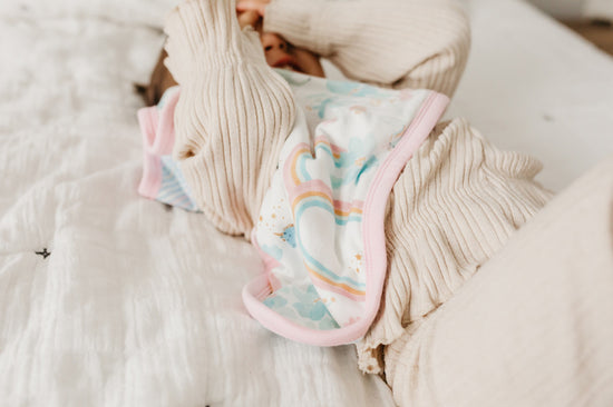 Baby City's Copper Pearl Lovey 3 Layer Comfort Blanket Whimsy 2Pk