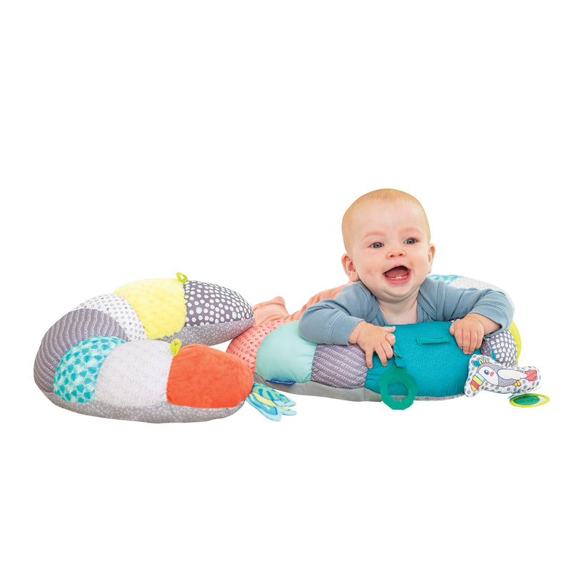 Infantino Prop-A-Pillar Tummy Time & Seated Support Pastel at Baby City's Shop