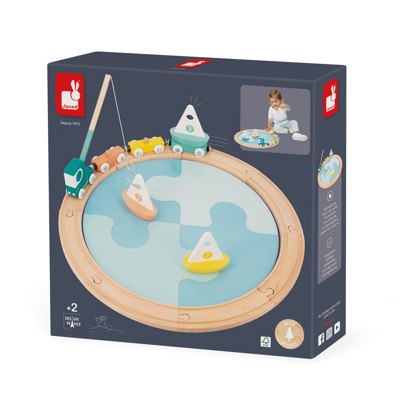 Load image into Gallery viewer, Shop Baby City&amp;#39;s Janod Bolid Sailing Boat Circuit
