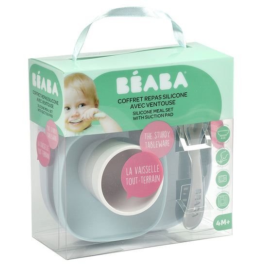 Béaba Silicone Meal 4pcs Set Jungle Mist at Vendor Baby City