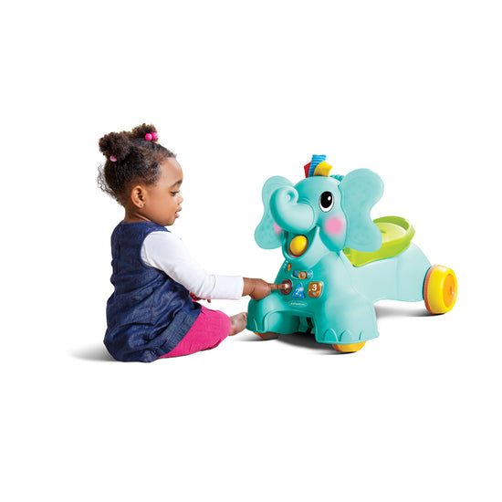 Infantino 3-in-1 Sit, Walk & Ride Elephant l Baby City UK Stockist