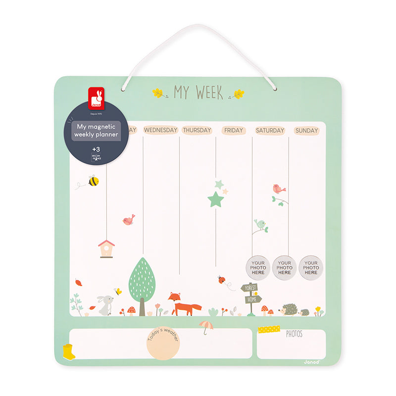 Janod My Magnetic Weekly Planner at Vendor Baby City