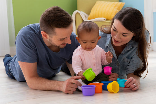 Load image into Gallery viewer, Lamaze Pile &amp;amp; Play Cups at Vendor Baby City
