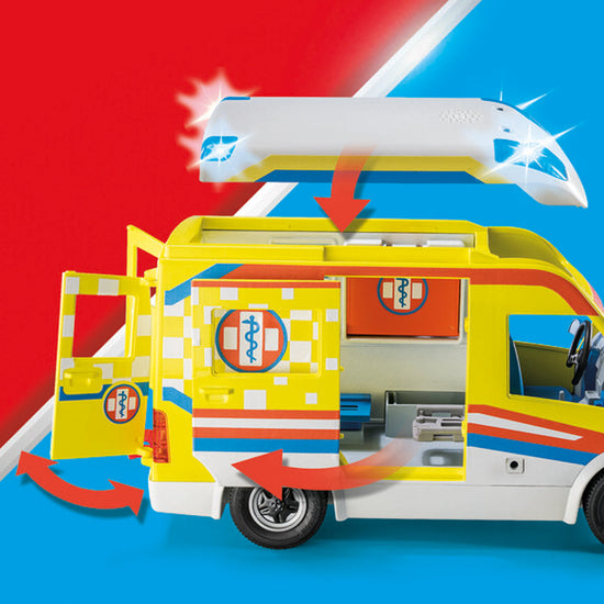 Playmobil Ambulance with Lights and Sound at The Baby City Store