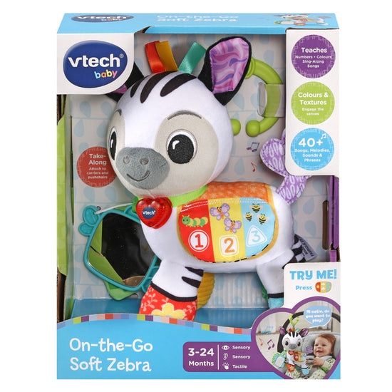 Load image into Gallery viewer, VTech On-the-Go Soft Zebra at Vendor Baby City
