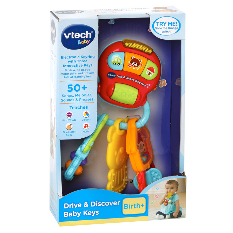 Vtech Lock Key VTech Drive & Discover Baby Keys l Baby City UK