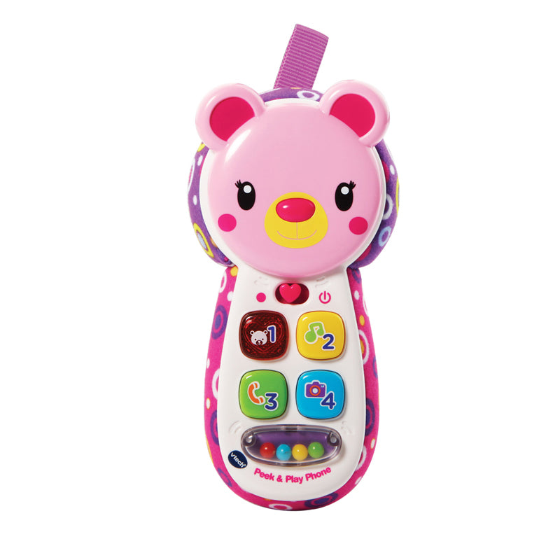 Load image into Gallery viewer, VTech Peek &amp;amp; Play Phone Pink at Baby City
