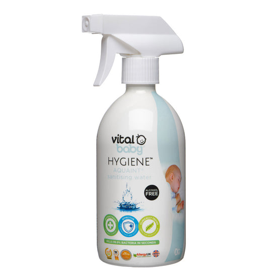 Load image into Gallery viewer, Vital Baby HYGIENE Aquaint® Sanitising Water 500ml at Baby City

