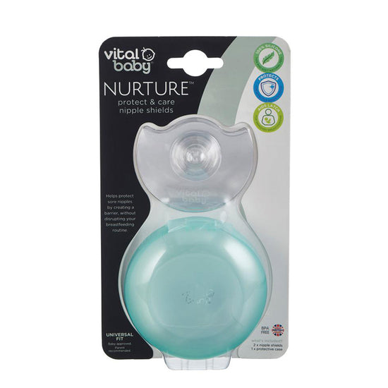 Load image into Gallery viewer, Vital Baby NURTURE Protect &amp;amp; Care Nipple Shields 2Pk at Baby City
