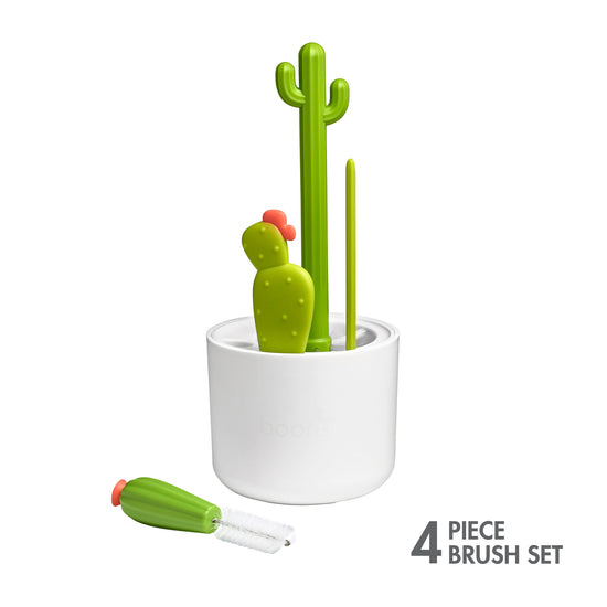 Load image into Gallery viewer, Boon CACTI Bottle Cleaning Brush Set l Baby City UK Stockist
