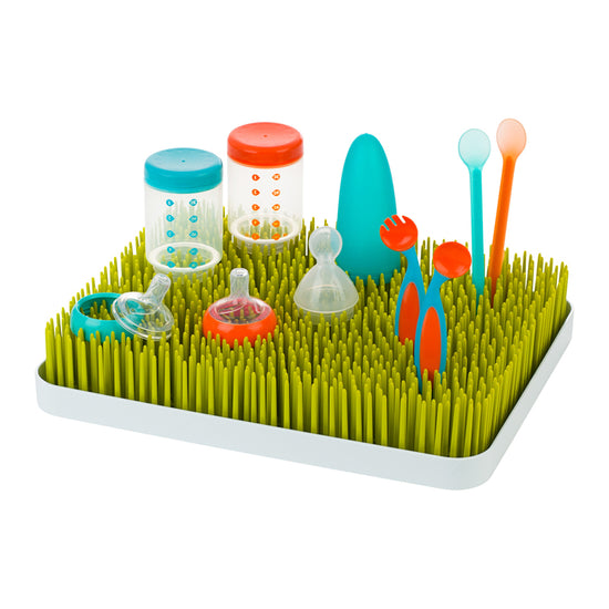 Boon GRASS Drying Rack Green l Baby City UK Stockist