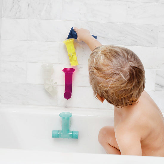 Load image into Gallery viewer, Baby City Stockist of Boon PIPES Building Bath Toy Set 5Pk
