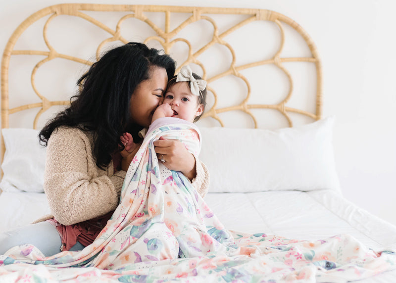 Copper Pearl 3 Layer Jumbo Quilt Bloom l To Buy at Baby City