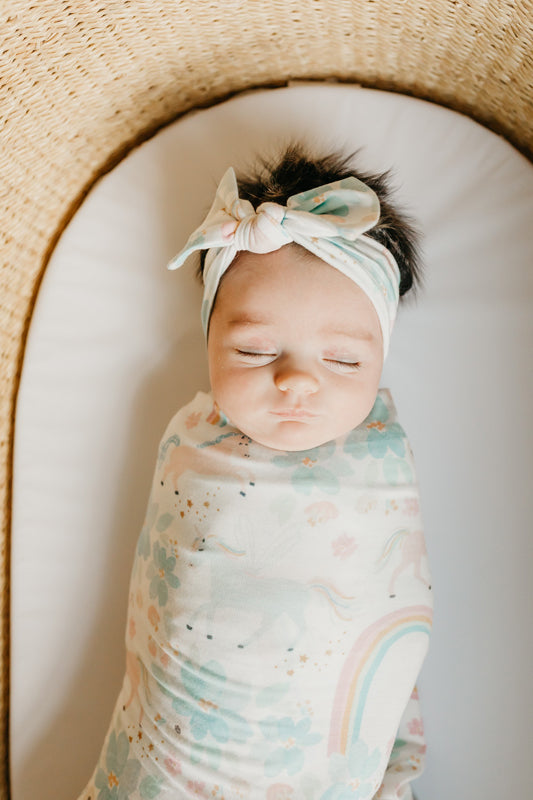 Copper Pearl Knit Headband Whimsy l Available at Baby City