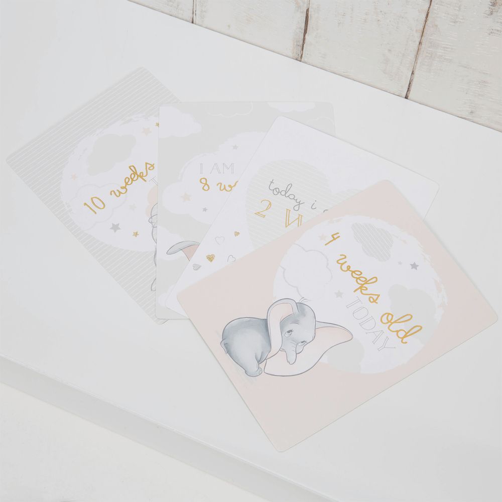 Disney Magical Beginnings Milestones Card Set - Dumbo l Baby City UK Stockist