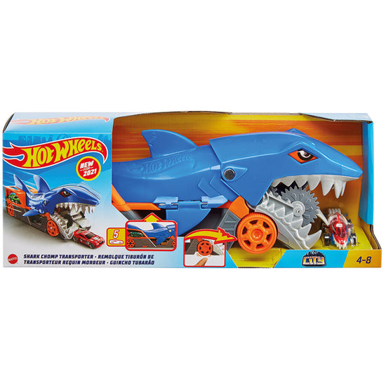 Load image into Gallery viewer, Hot Wheels City Shark Chomp Transporter l Baby City UK Stockist
