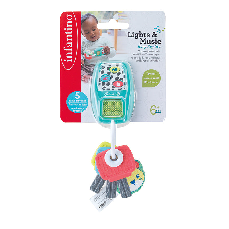 Infantino Music & Lights Key Ring l Baby City UK Stockist