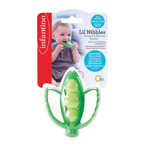 Infantino Teether Lil Nibbler Peas in a Pod l Baby City UK Stockist