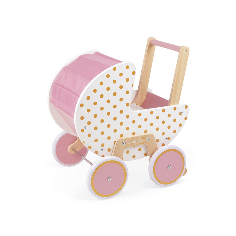 Load image into Gallery viewer, Janod Candy Chic Doll&amp;#39;s Pram l Baby City UK Stockist
