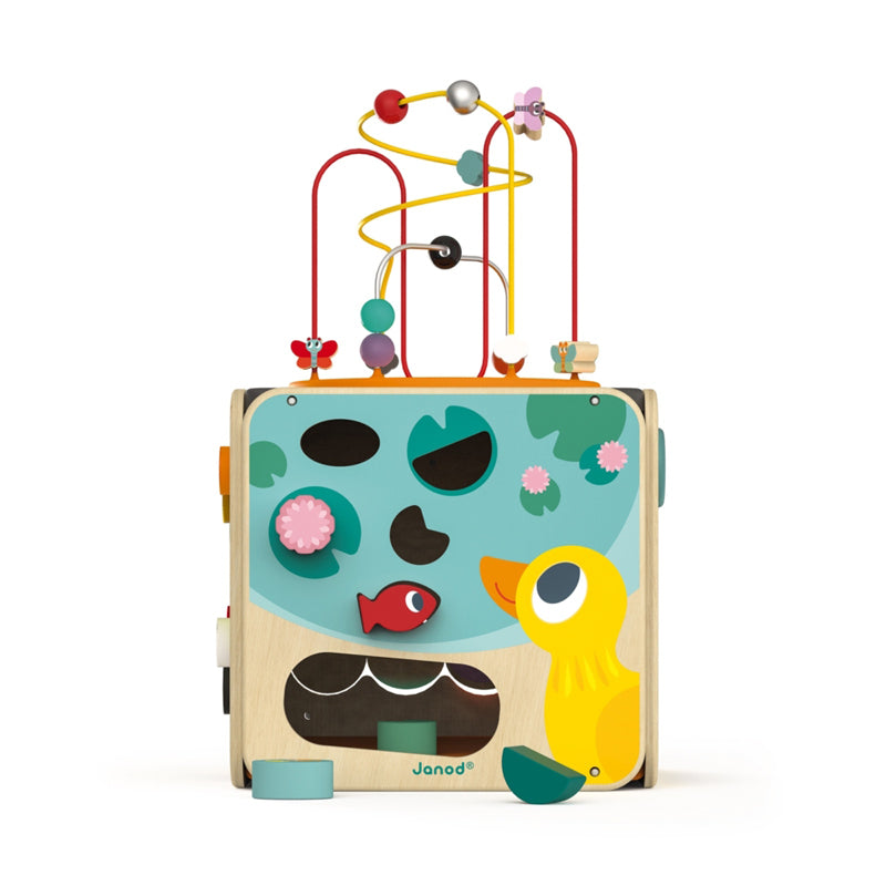 Janod Multi-Activity Cube l Baby City UK Stockist