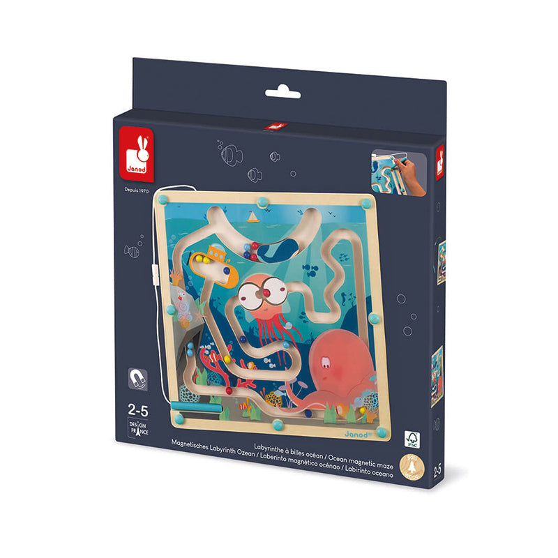 Janod Ocean Magnetic Maze l Baby City UK Stockist