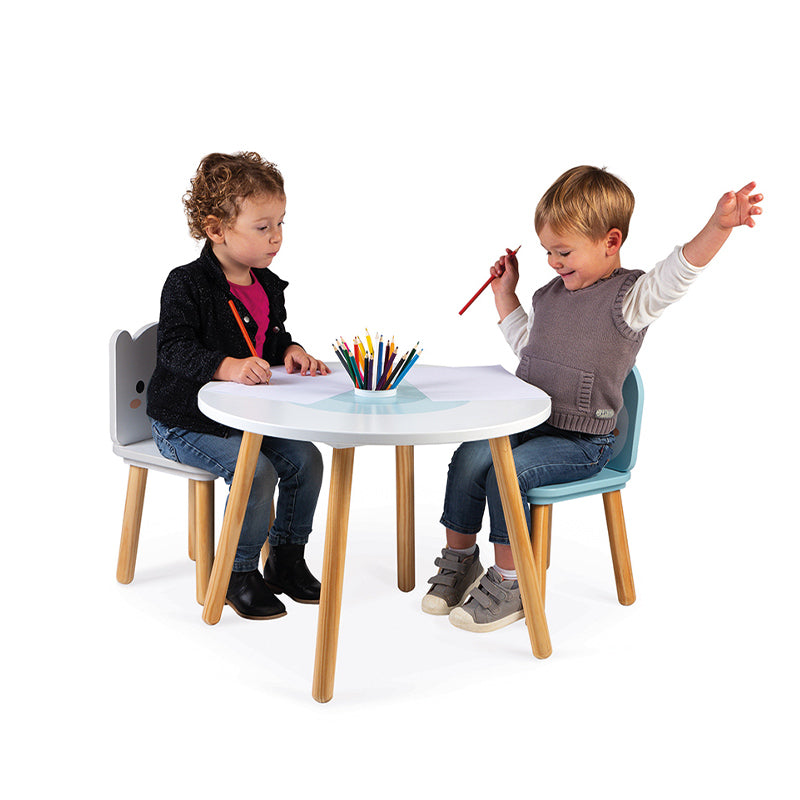 Janod Table And 2 Chairs - Polar l Baby City UK Stockist
