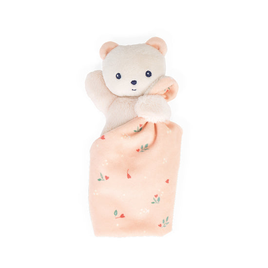 Kaloo Carre Douceur Doudou Bear Leaves Of Love 17cm l Baby City UK Stockist