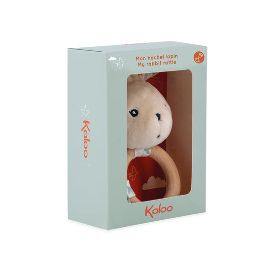 Kaloo K'Doux Rattle Rabbit Dove l Baby City UK Stockist