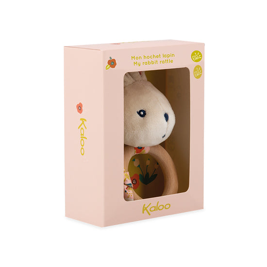 Kaloo K'Doux Rattle Rabbit Poppy l Baby City UK Stockist