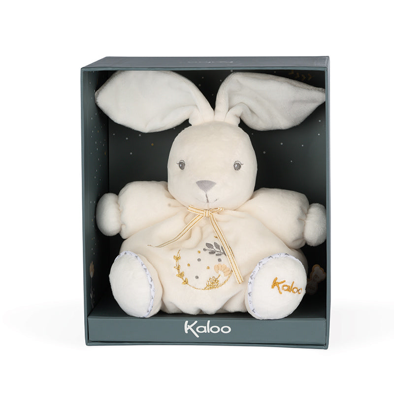 Kaloo Perle Chubby Musical Rabbit Cream 18cm l Baby City UK Stockist