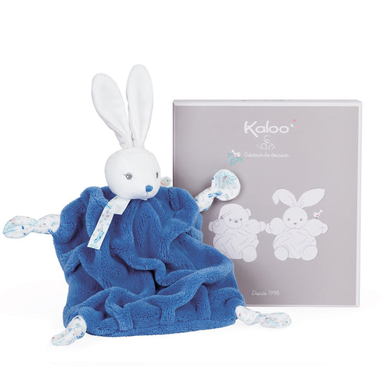 Kaloo Plume Doudou Rabbit Ocean Blue l Baby City UK Stockist