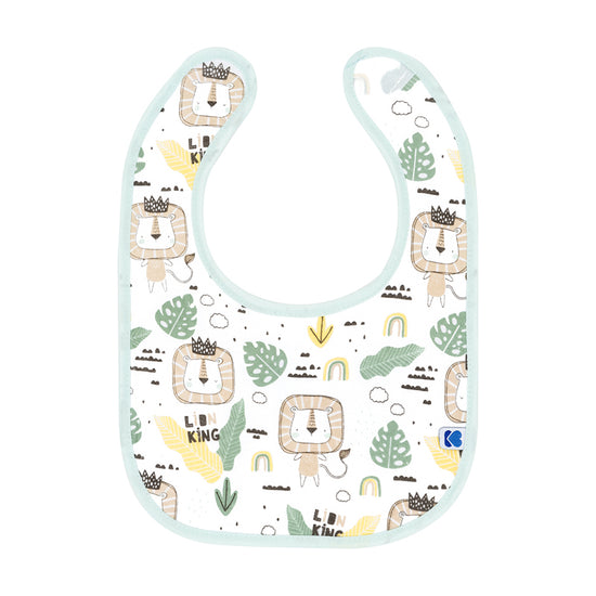 Kikka Boo Cotton Bibs Savanna Mint 3Pk l Baby City UK Stockist