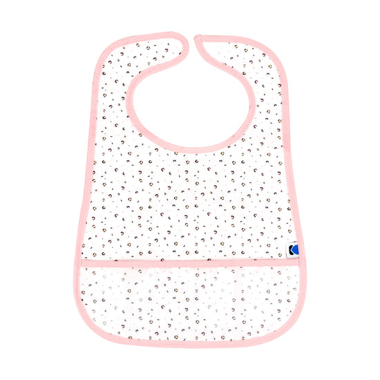 Kikka Boo Eva Terry Bib With Catcher Savanna Pink 3Pk l Baby City UK Stockist