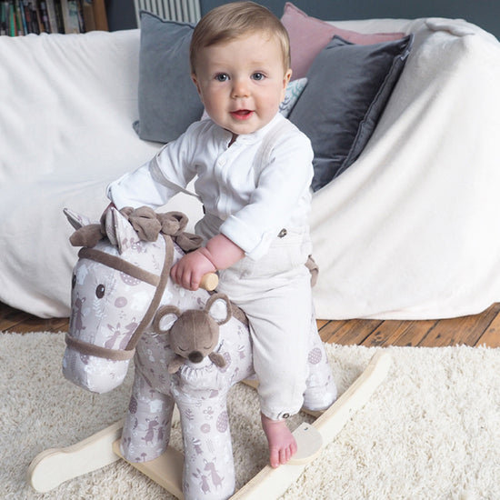 Little Bird Told Me Biscuit & Skip Rocking Horse 9m+ l Baby City UK Stockist