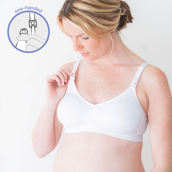 Medela Comfy Bra White Small l Baby City UK Stockist