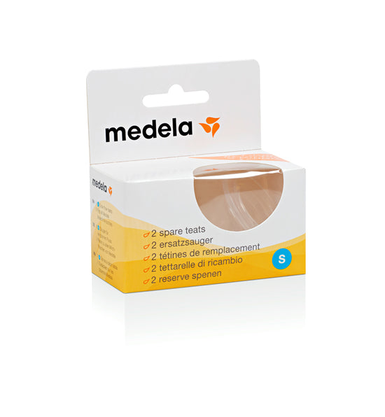 Medela Slow Flow Silicone Teats 2Pk l Baby City UK Stockist