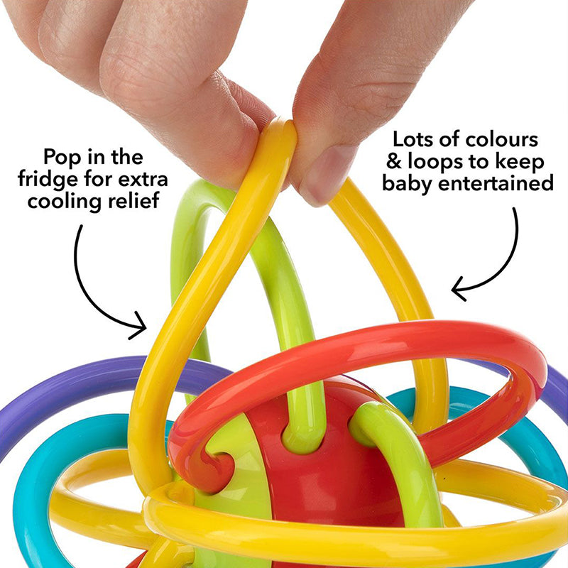 Nuby Lots Of Loops Teether l Baby City UK Stockist