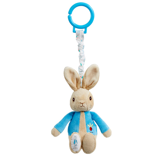 Load image into Gallery viewer, Peter Rabbit Jiggle Attachable Toy 21cm l Baby City UK Stockist
